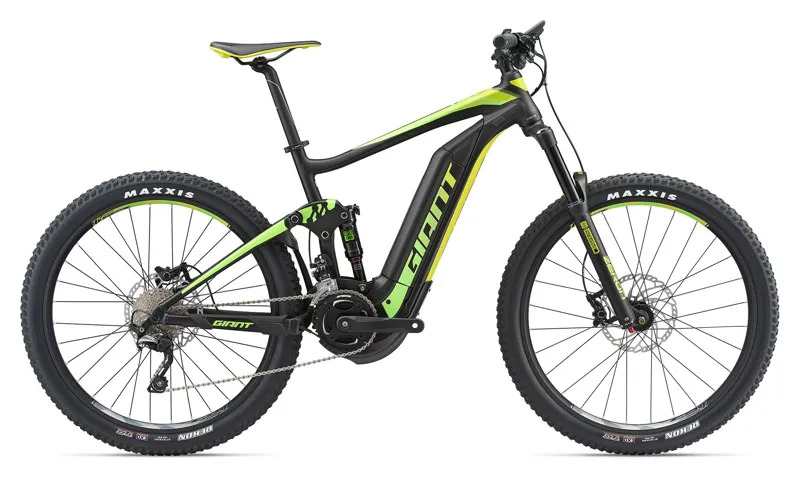 Giant Full E 2 E Mountain Bike 2018 Black Green Lemon