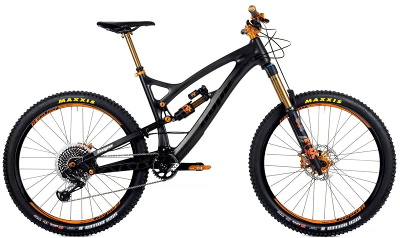 Hope HB160 Mountain Bike with Orange Components