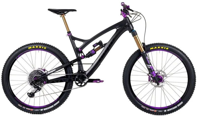 Hope HB160 Mountain Bike with Purple Components