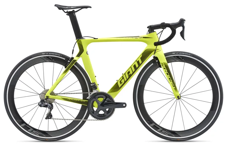 Black and yellow road bike hotsell