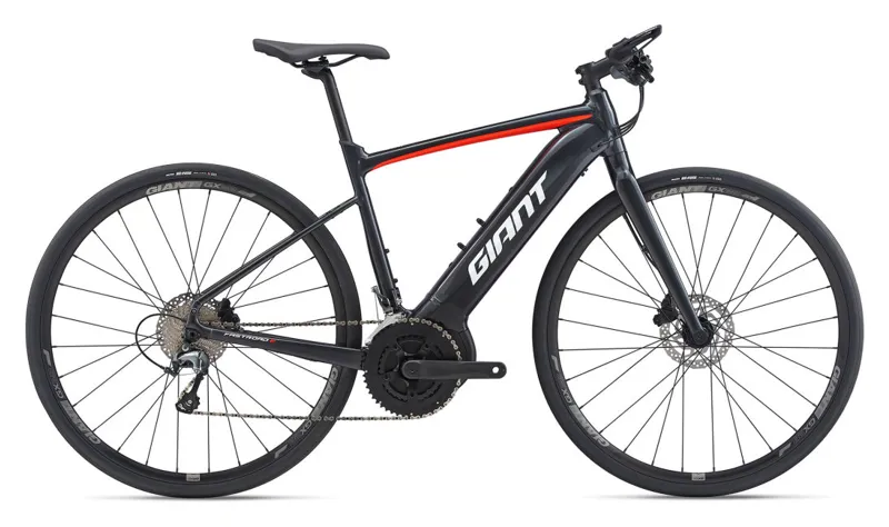 Giant FastRoad E+ 2 Pro 2020 E-Road Bike Charcoal