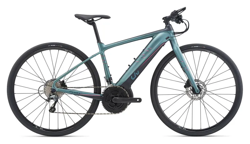 Liv Thrive E+ 2 Pro 2020 E-Road Bike Silver Pine