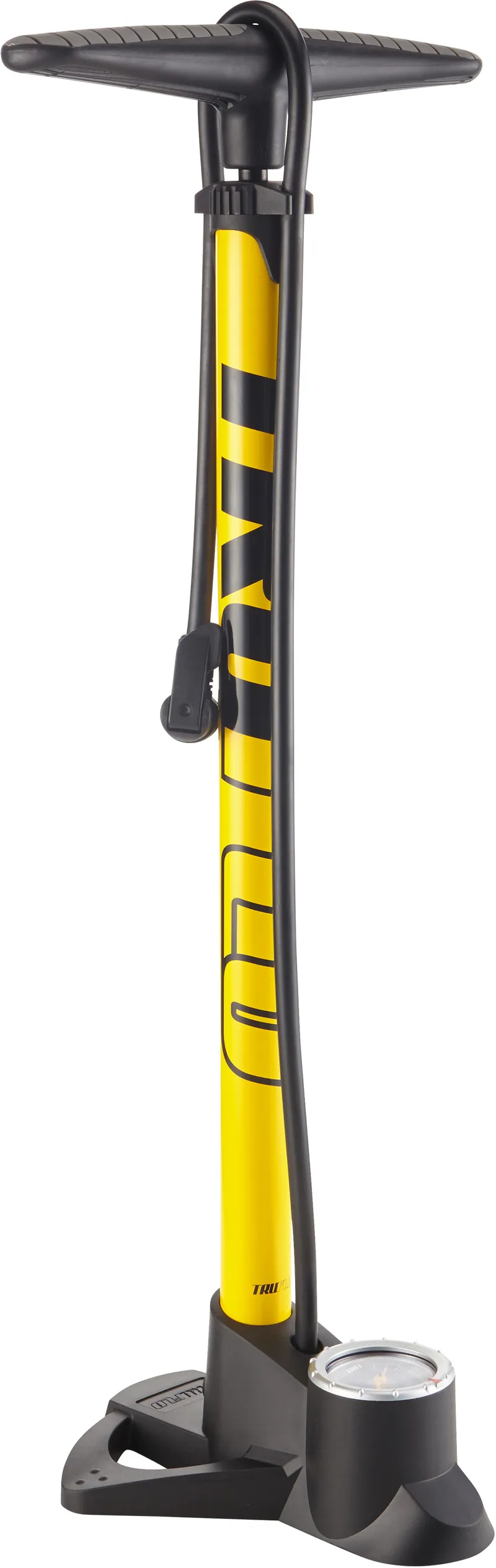 Truflo Easitrax 3 Track Pump With Gauge, Yellow