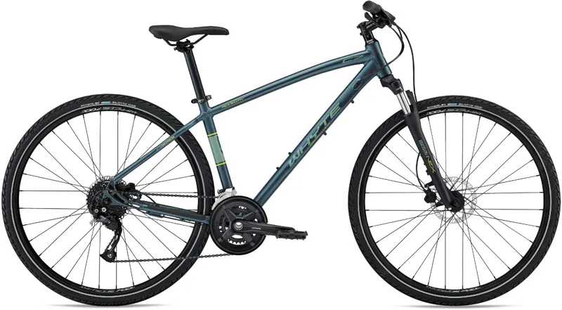 Whyte Ridgeway V2 2021 Hybrid Bike Matt Zinc - Moss