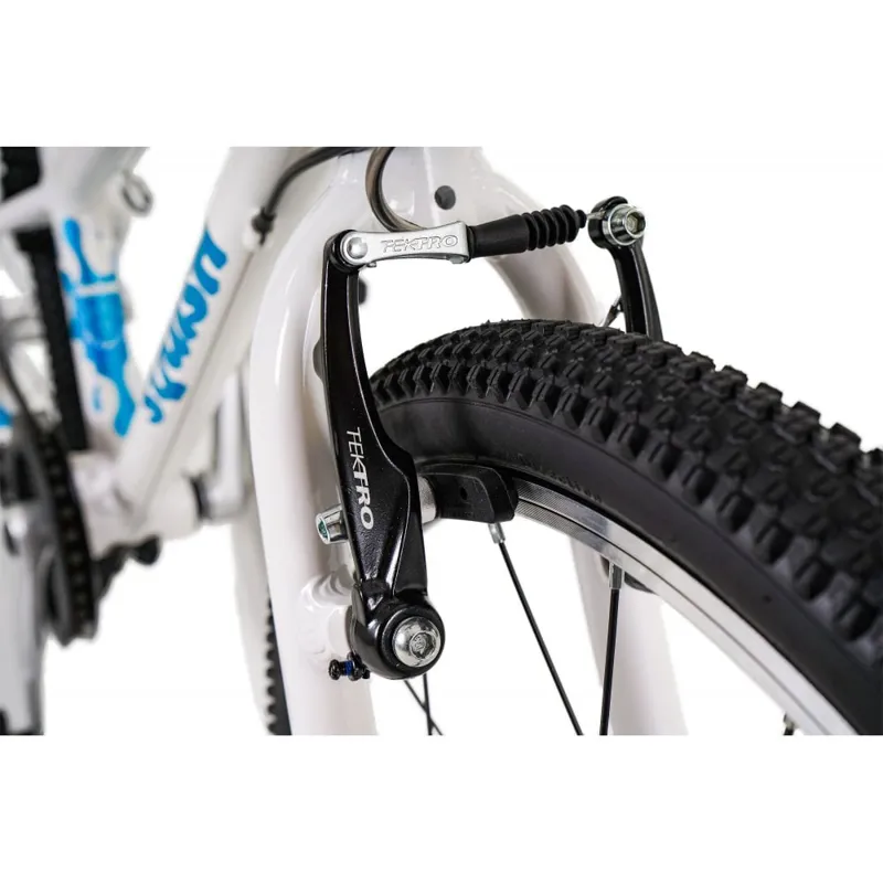 Squish 20 Inch Hybrid Lightweight Kids Bike White / Blue-3