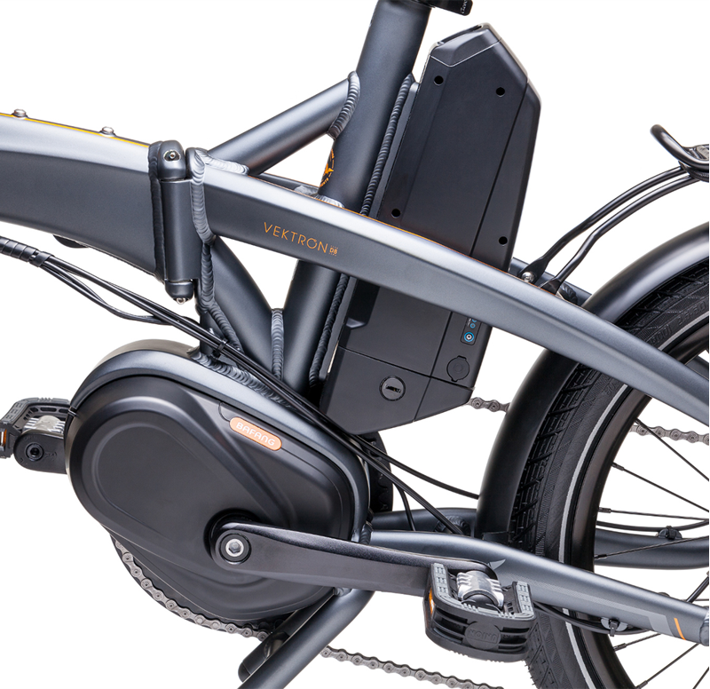 Tern Vektron D8 E-Folding Bike Gunmetal Grey-1