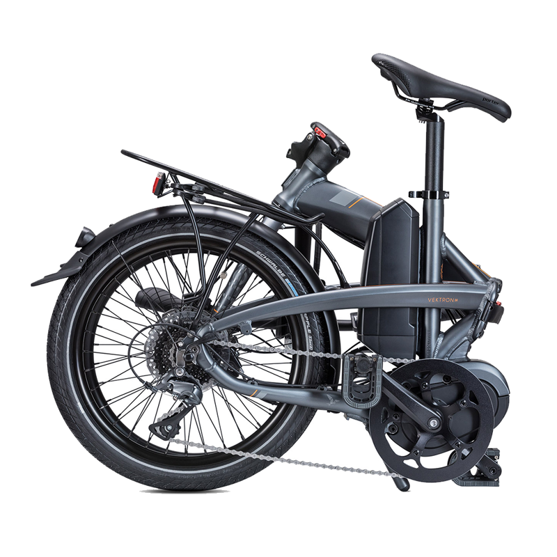 Tern Vektron D8 E-Folding Bike Gunmetal Grey-2