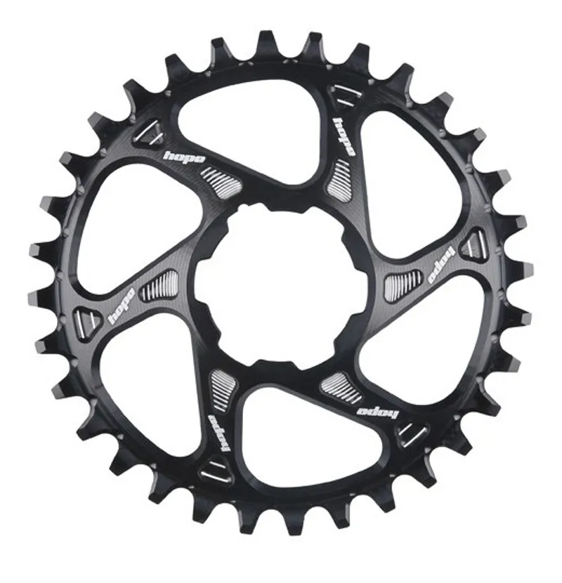 Hope Spiderless Retainer Chainring - 32T - Shimano 12 Speed - Black