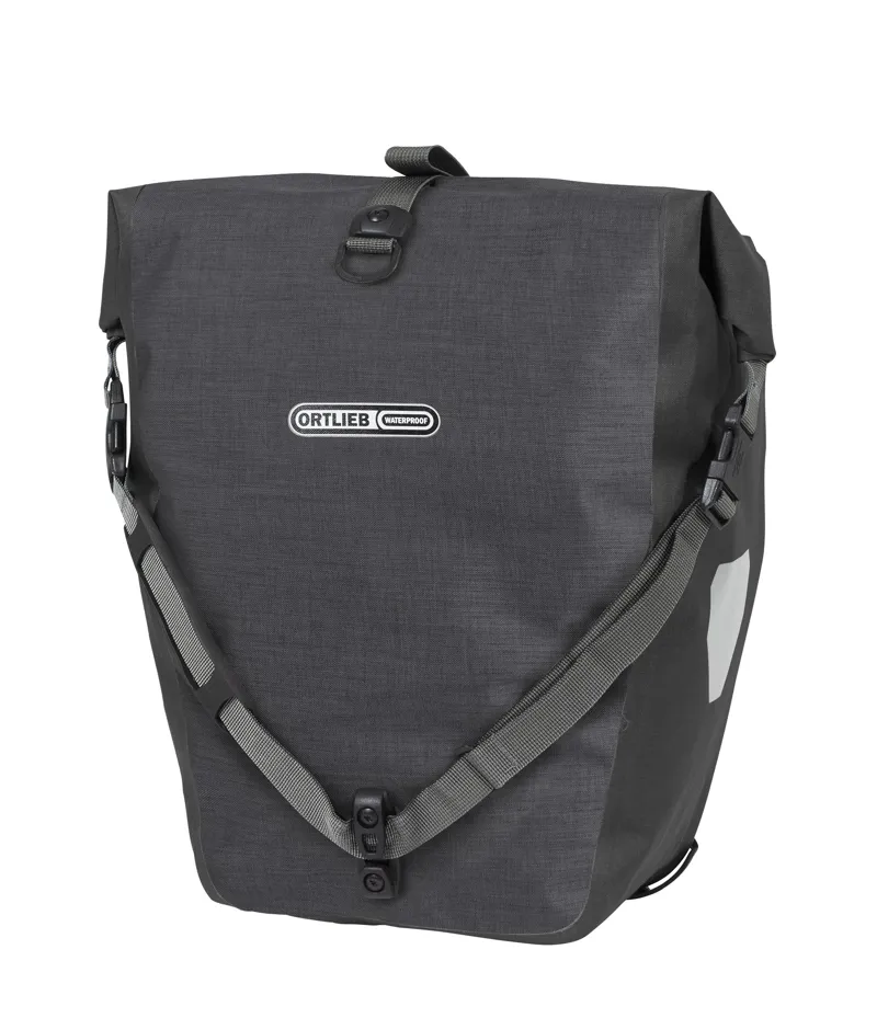 Ortlieb Back Roller Plus 40L Waterproof Pannier Bags Granite Pair