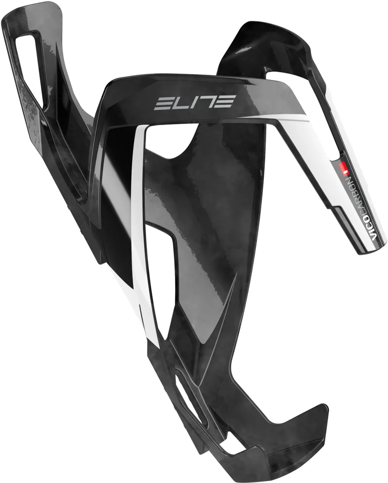 Elite Vico Carbon Bottle Cage Black / White