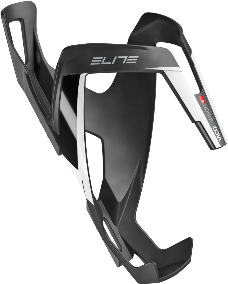 Elite Vico Carbon Bottle Cage Matt Black / White