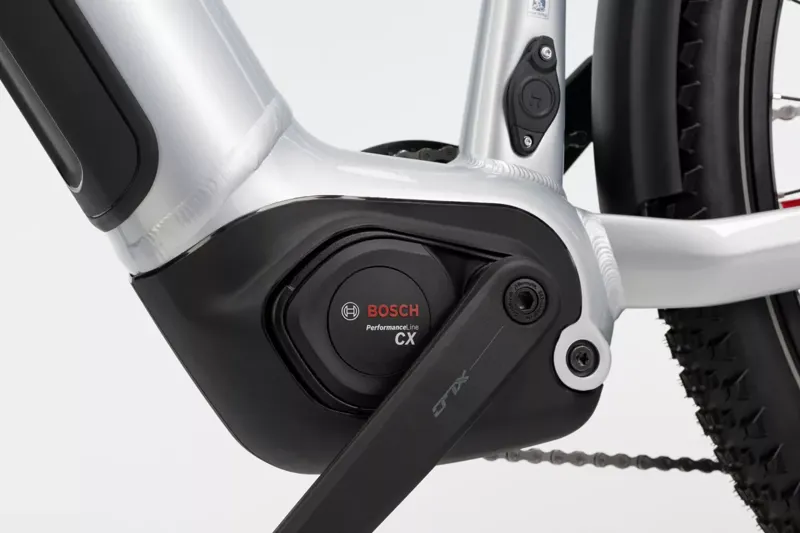 Haibike Trekking 7 Electric Hybrid Bike Soft Grey / Red / Blue-2