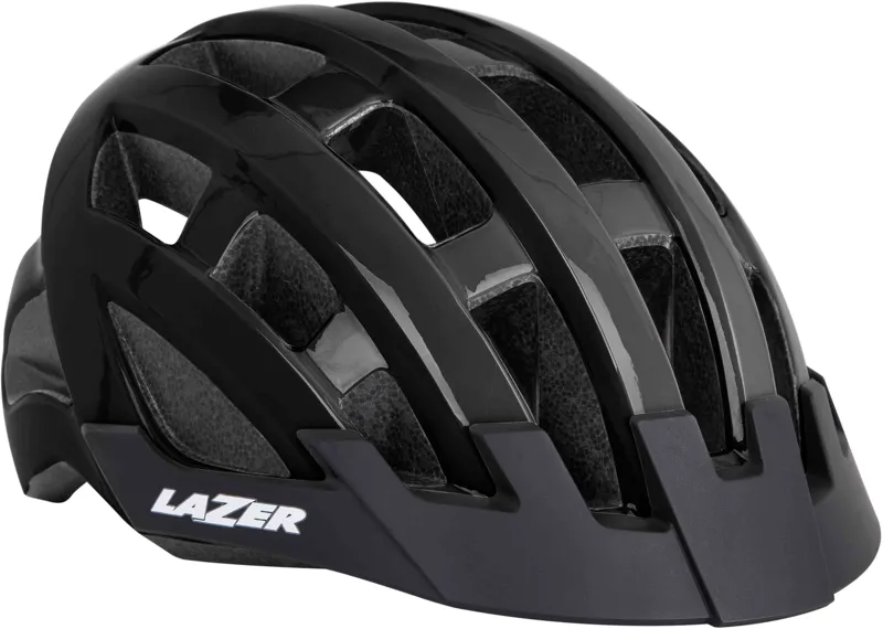 Lazer Compact Helmet, Black, Universal Fit