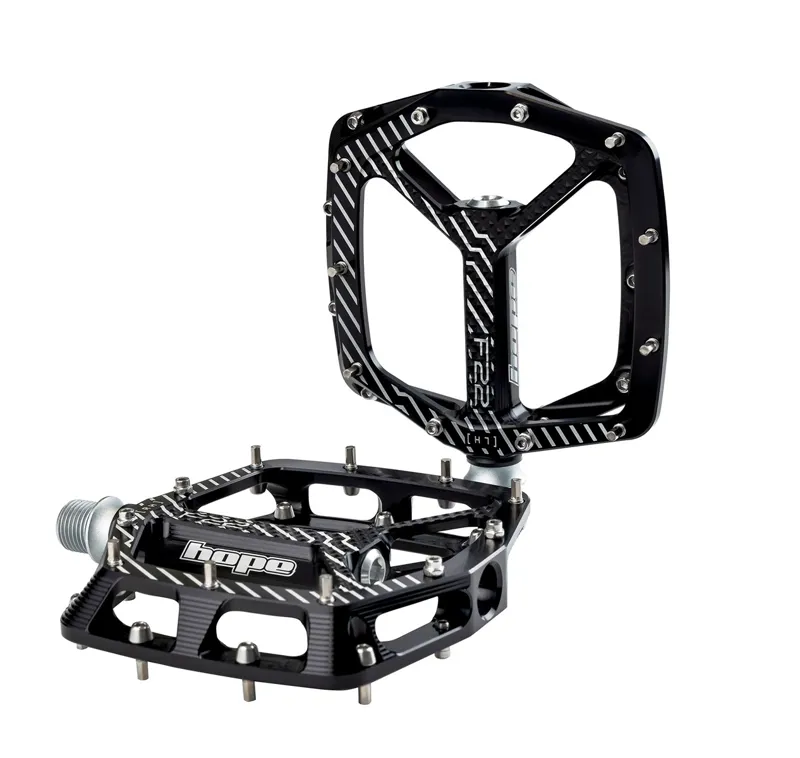 Hope F22 Flat Pedals - Pair - Black