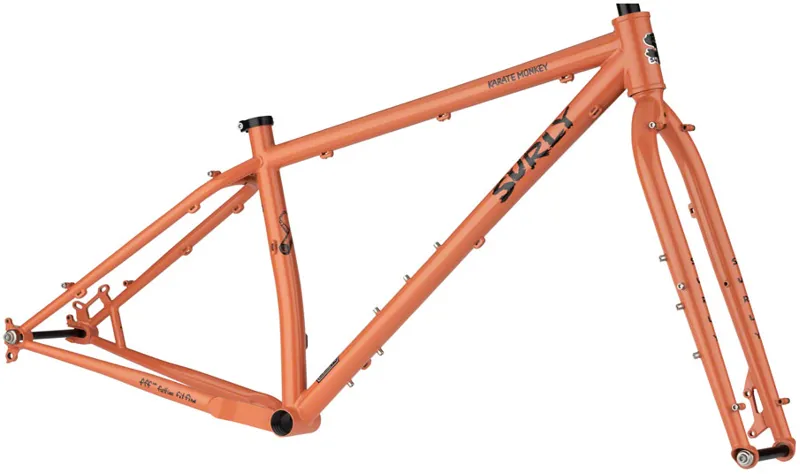 Surly Karate Monkey 27.5+ Frameset Peach Salmon Sundae