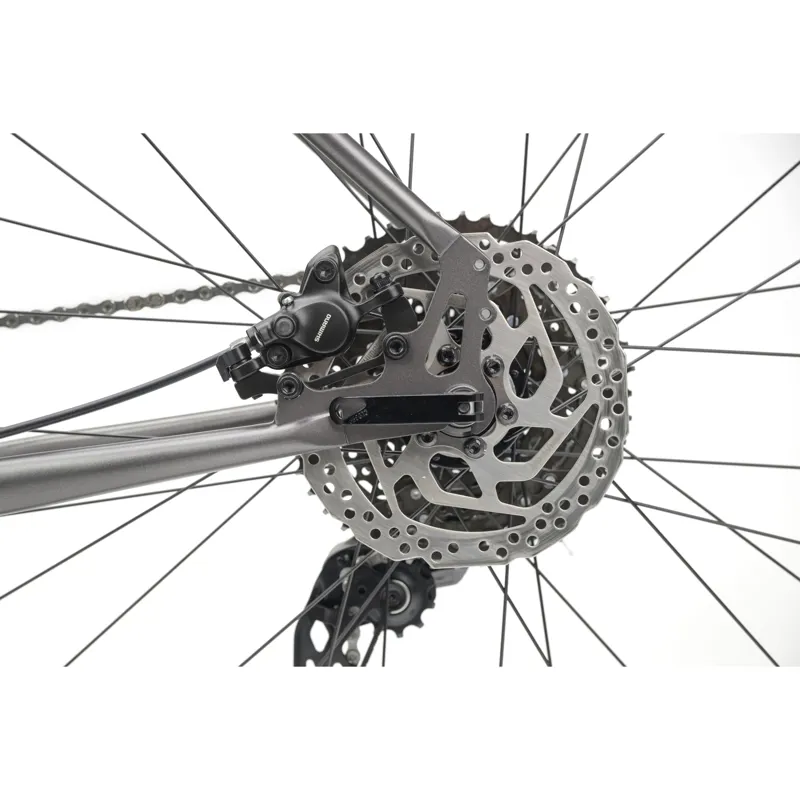 Genesis Croix De Fer 20 Flat Bar Gravel Bike in Greymiriquai-7
