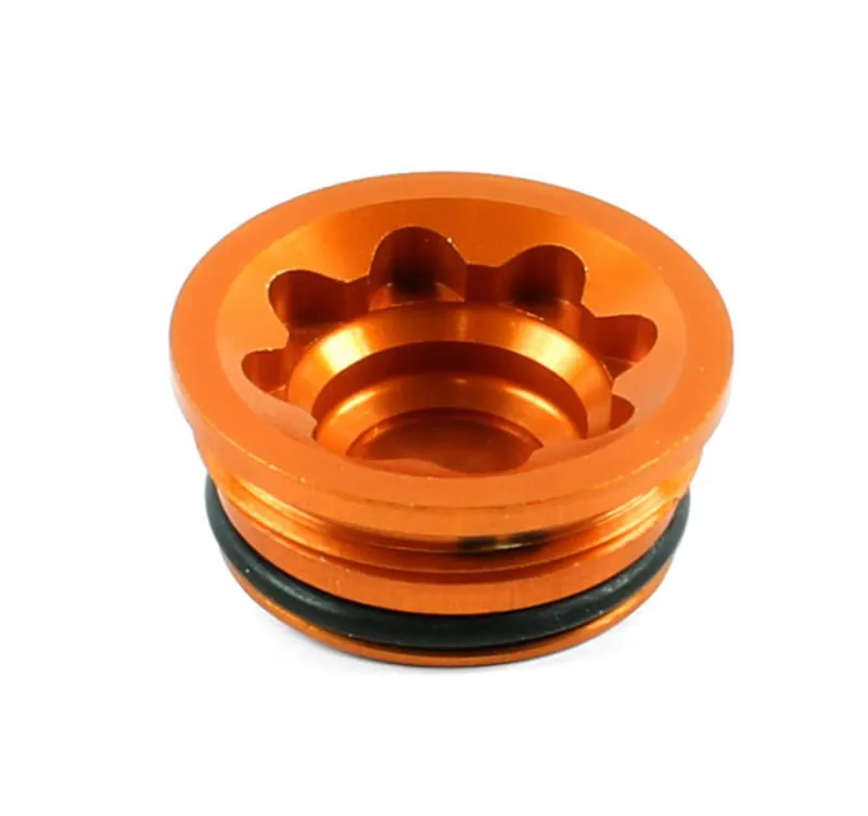 Hope V4 Small or E4 Brake Caliper Bore Cap Orange