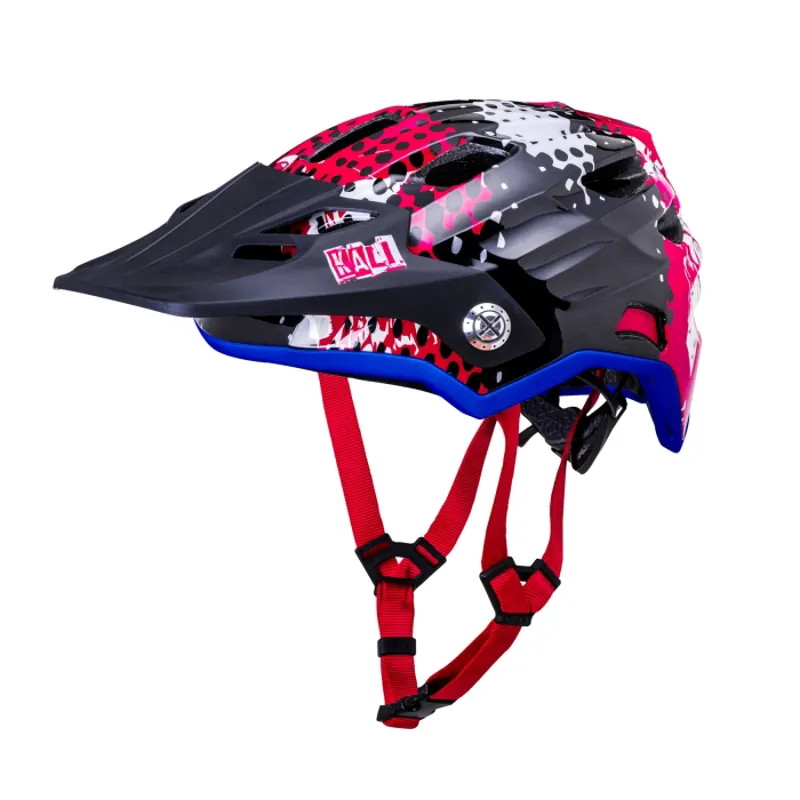 Kali Maya Kids Full Face Bicycle Helmet Punk Gloss Red-2