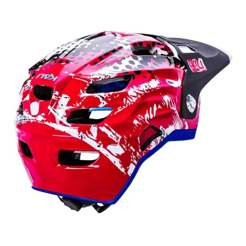 Kali Maya Kids Full Face Bicycle Helmet Punk Gloss Red-3