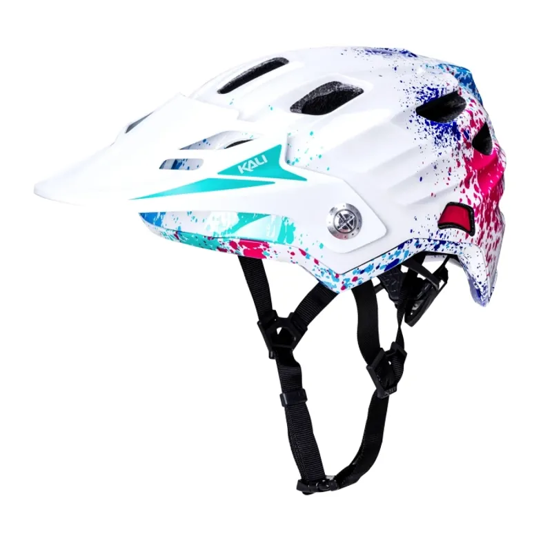 Kali Maya Kids Full Face Bicycle Helmet White Splash-1