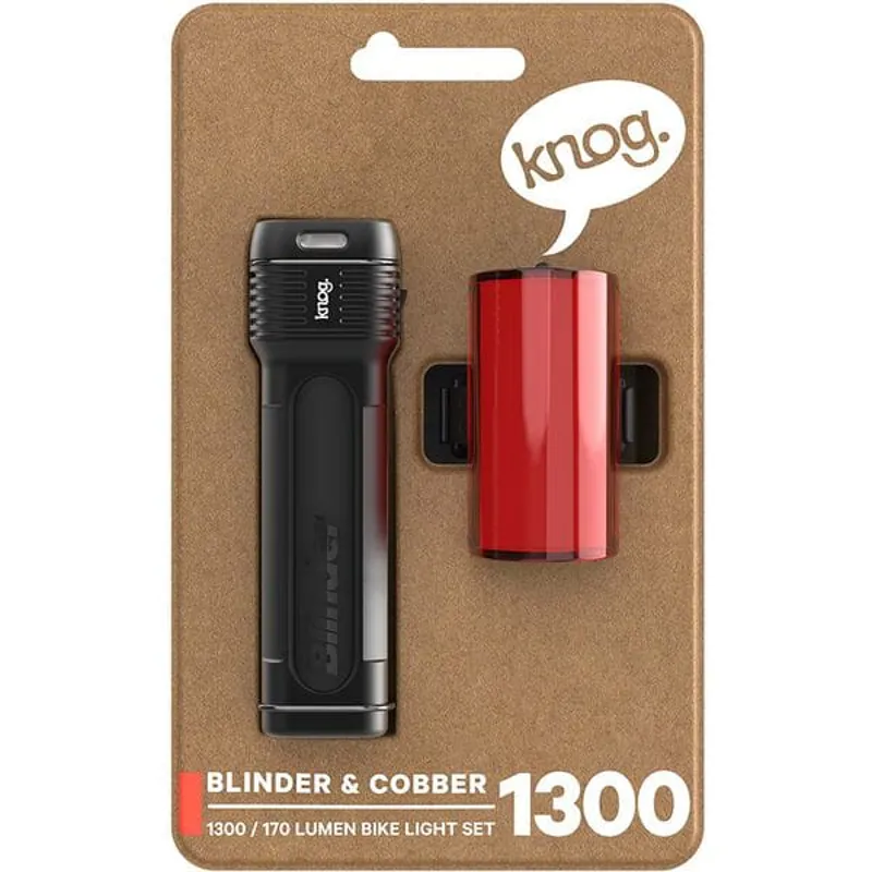 Knog Blinder Pro 1300 Cobber Black Twin Pack Light Set-3