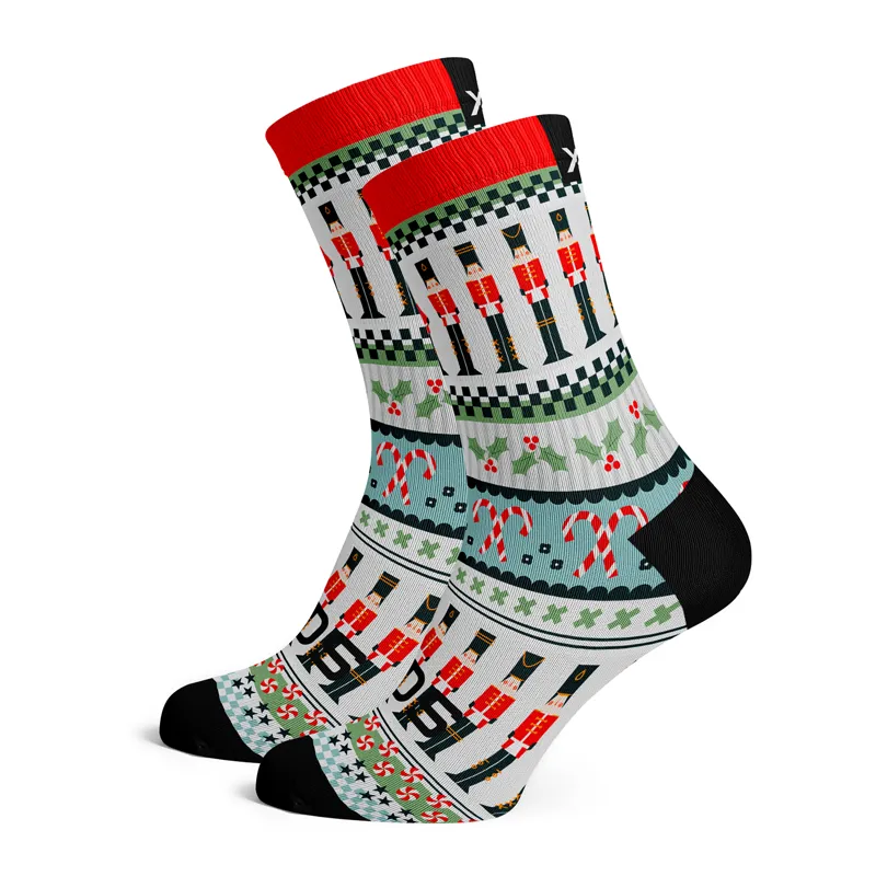 Sox Footwear Holly Jolly Nutcracker Premium Crew Socks