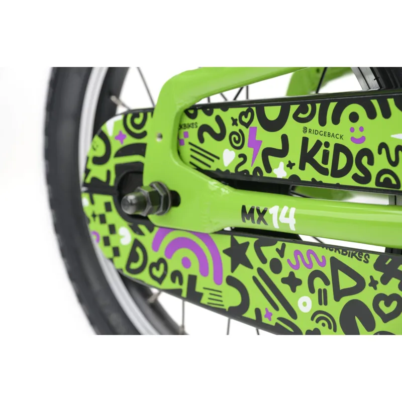 Ridgeback MX14 Kid's Bike in Kracking Kiwi-6