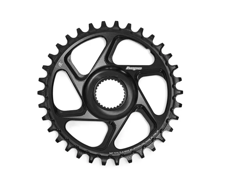 Hope R22 34t E-Bike Spiderless Retainer Ring - Bosch Gen 4 - Black