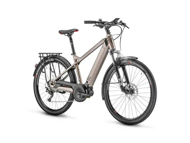 Moustache Samedi 27 Xroad 3 Mens Bosch Electric Hybrid Bike Titanium-1