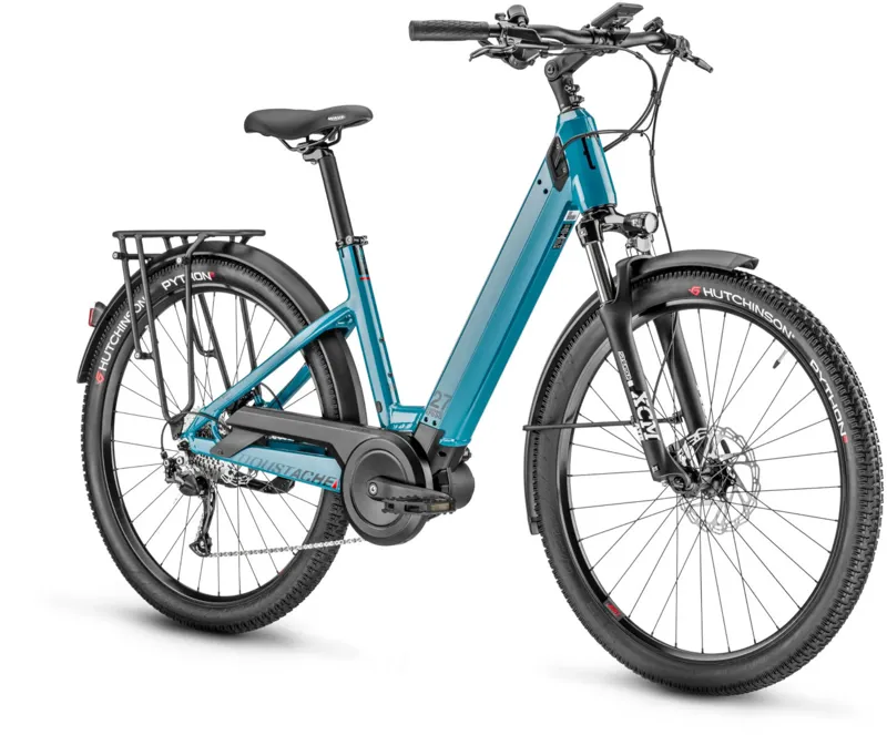 Moustache Samedi 27 Xroad 2 Open Step Thru Electric Bike Blue-1