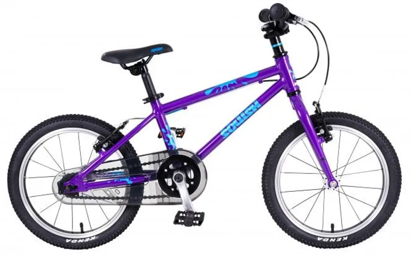 Squish 16 Inch Hybrid Lightweight Kids Bike Purple / Blue