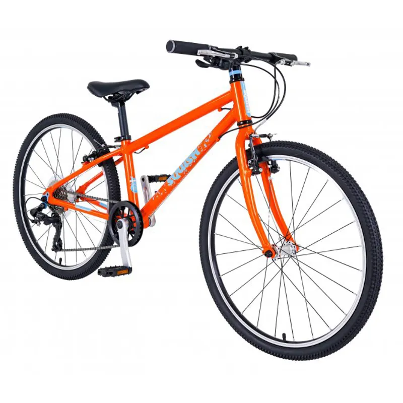 Squish 24 Inch Hybrid Lightweight Kids Bike Orange / Blue-1