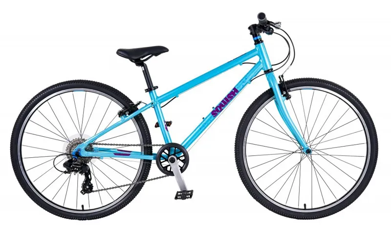 Squish 13/26 Inch Hybrid Lightweight Kids Bike Dark Aqua / Purple
