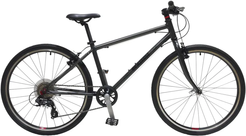 Squish 13/26 Inch Hybrid Lightweight Kids Bike Dark Grey