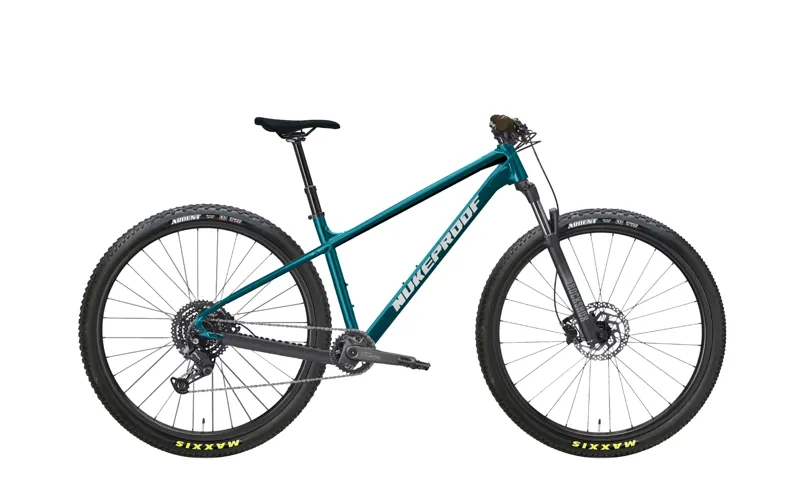 Nukeproof Tracker Pro Hardtail Mountain Bike in Turquoise 