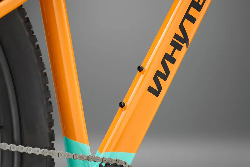 Whyte Secta S Mountain Bike Coral Orange / Turquoise-5