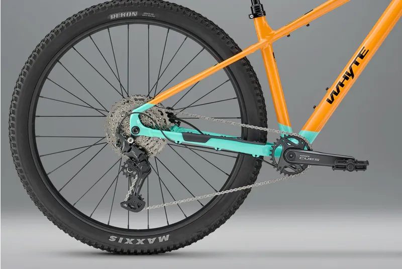 Whyte Secta S Mountain Bike Coral Orange / Turquoise-7