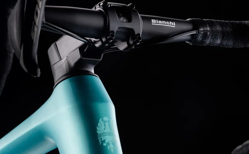 Bianchi Infinito 105 Di2 12sp Carbon Road Bike Metallic Celeste-2