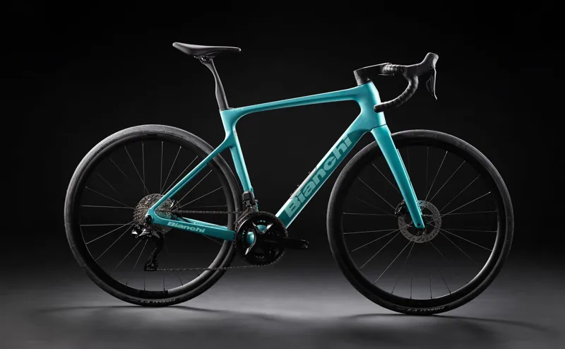 Bianchi Infinito 105 Di2 12sp Carbon Road Bike Metallic Celeste-1