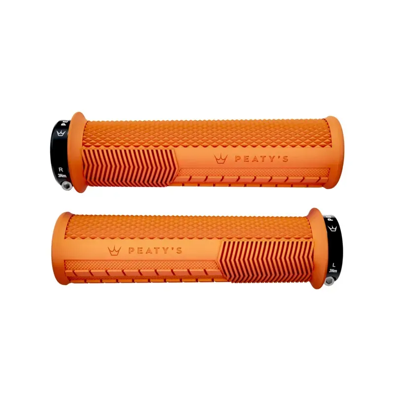 Peaty's Monarch Knurl Grip Mango Orange