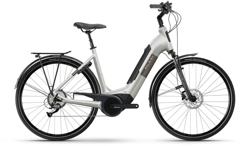 Raleigh Motus Tour Ltd Low Electric Hybrid Bike Off White