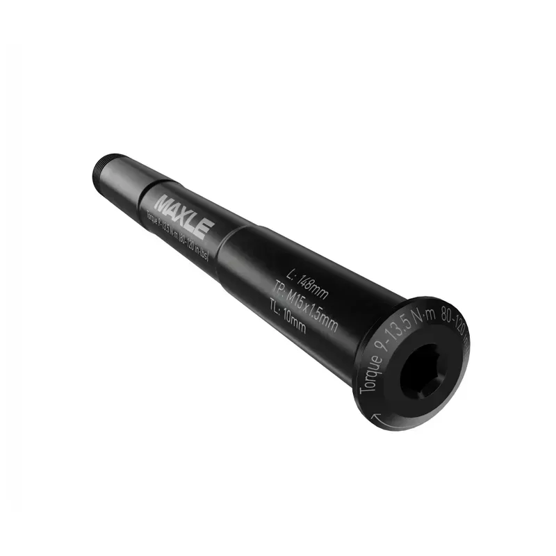 Rock Shox Maxle Stealth 15x110mm 158/9mm Front Axle in Black