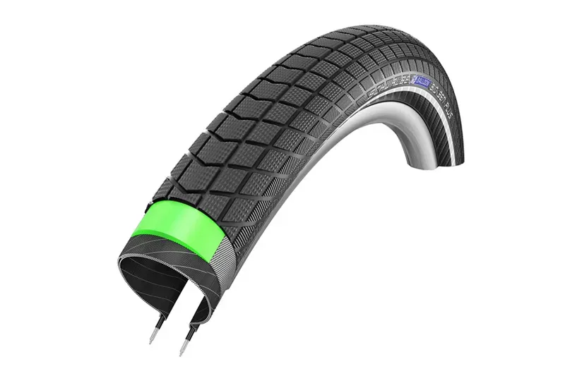Schwalbe Big Ben Plus DD GreenGuard Tire in Black/Reflect 