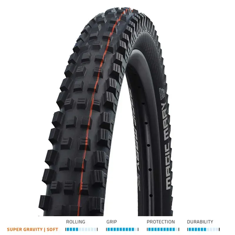 Schwalbe Magic Mary Addix Mountain Bike Tyre - Super Gravity Fold TLE