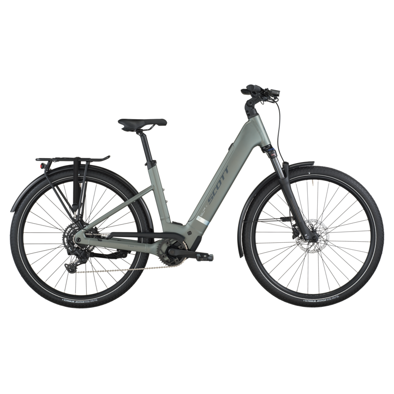 Scott Sub Sport 30 Wave Electric Hybrid Bike in Highland Green