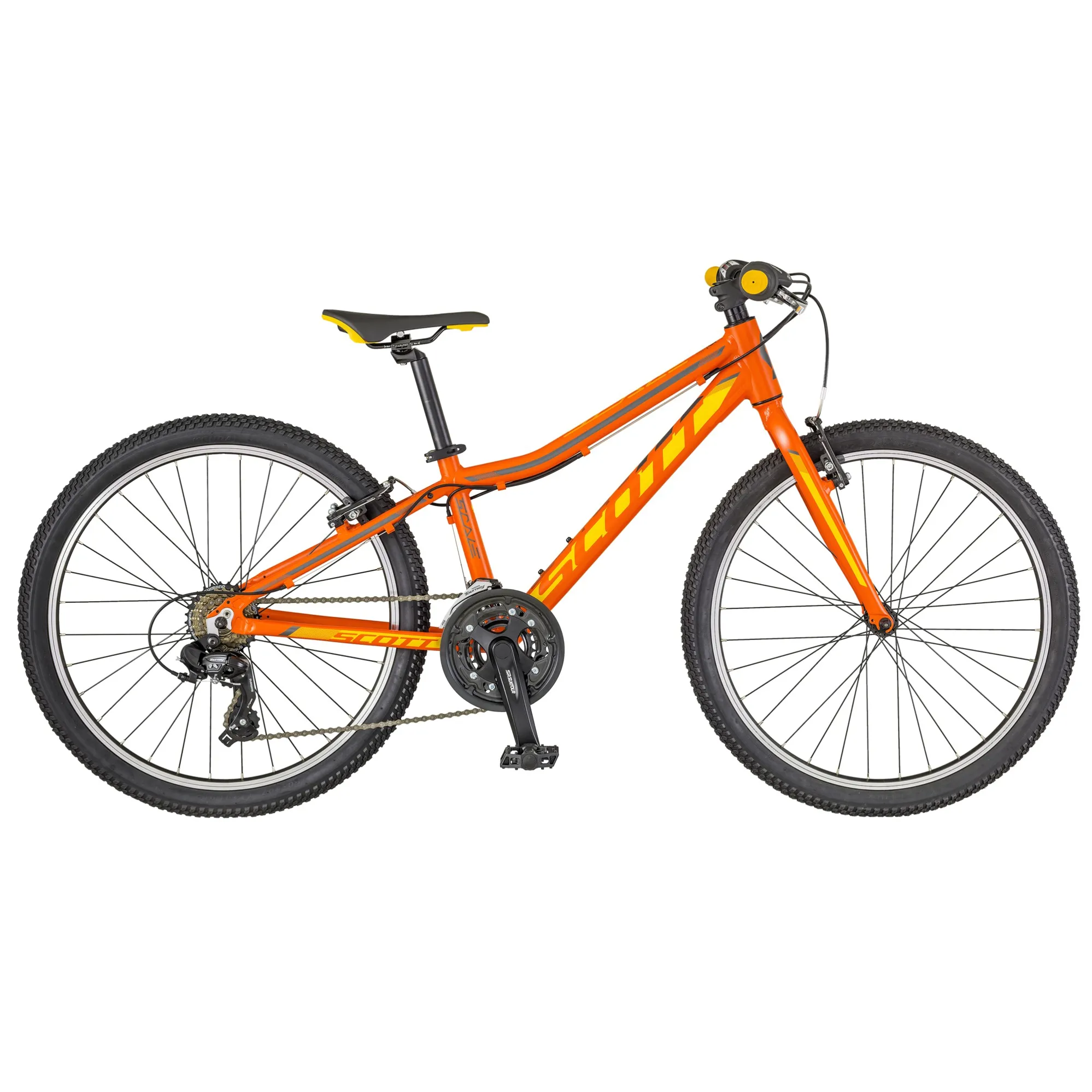 Scott Scale JR 24 Rigid Fork Kids Bike 2018 Orange/Yellow