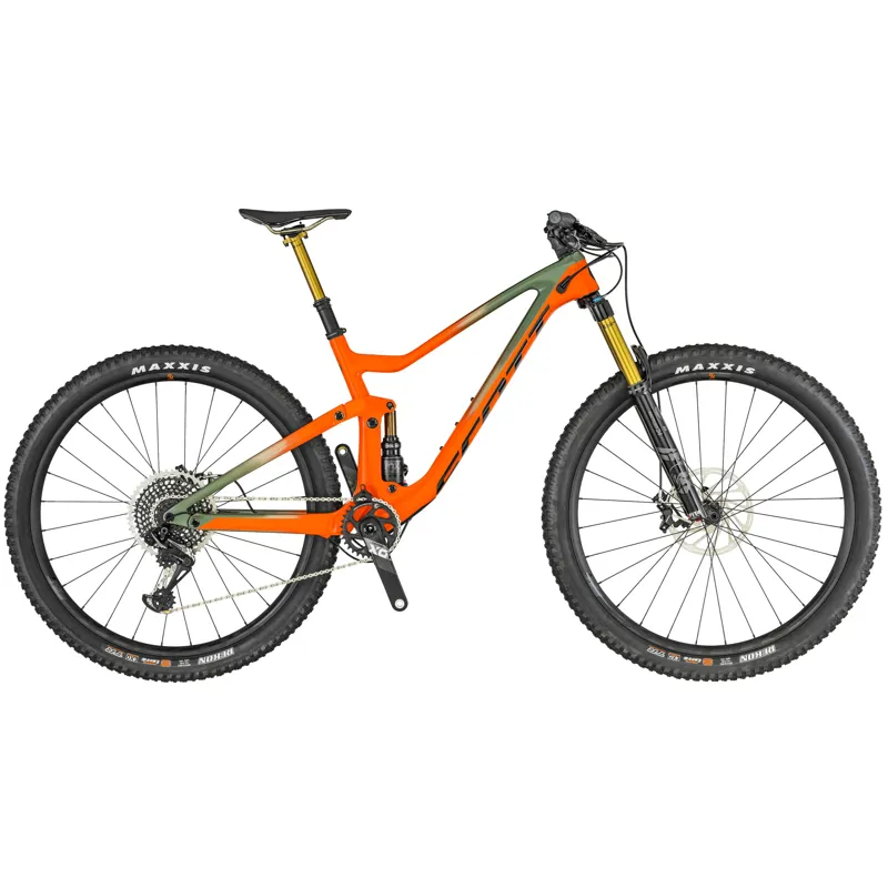 orange and green bike