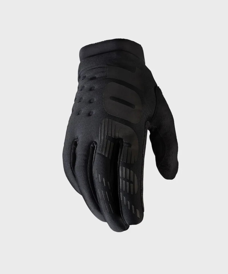 100 Percent Brisker Cold Weather Glove Black / Grey