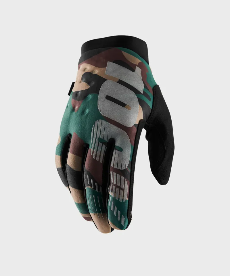 100 Percent Brisker Cold Weather Glove Camo / Black