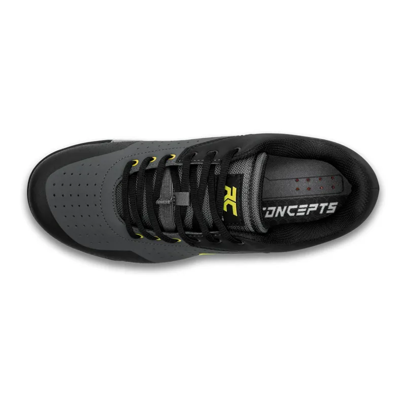 Ride Concepts Hellion Shoes Charcoal / Lime-2